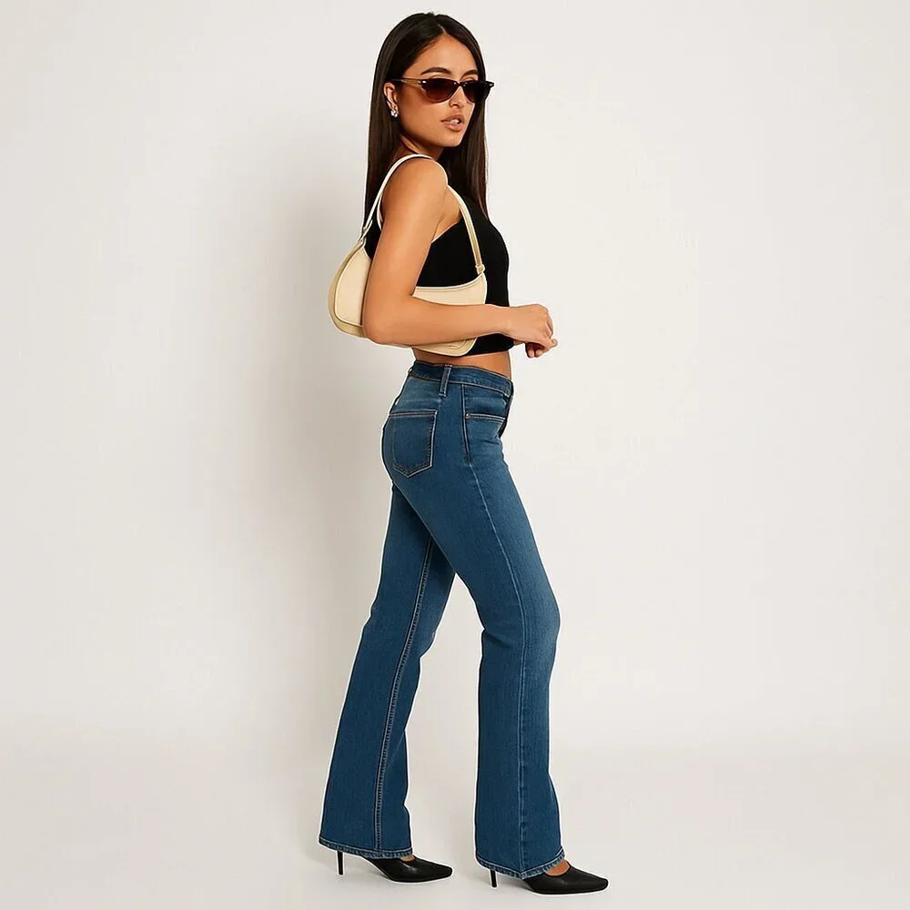 Citizens of Humanity Elle Low Waist Bootcut Jeans — Medium Wash, Stretch(31) Y2K - Picture 5 of 17